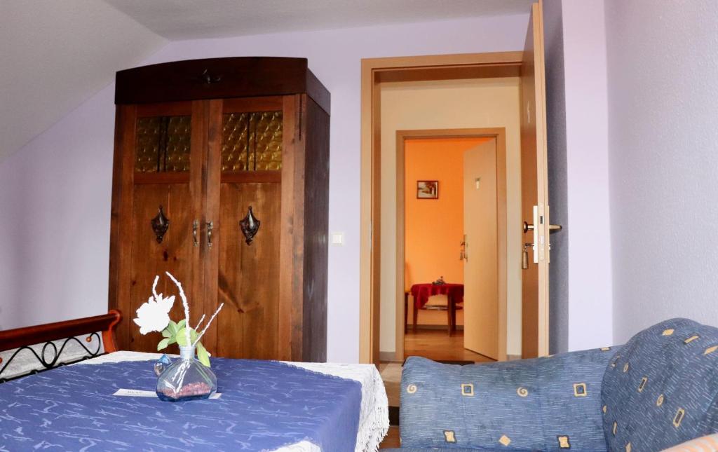 Postel nebo postele na pokoji v ubytování Pension Kuhn