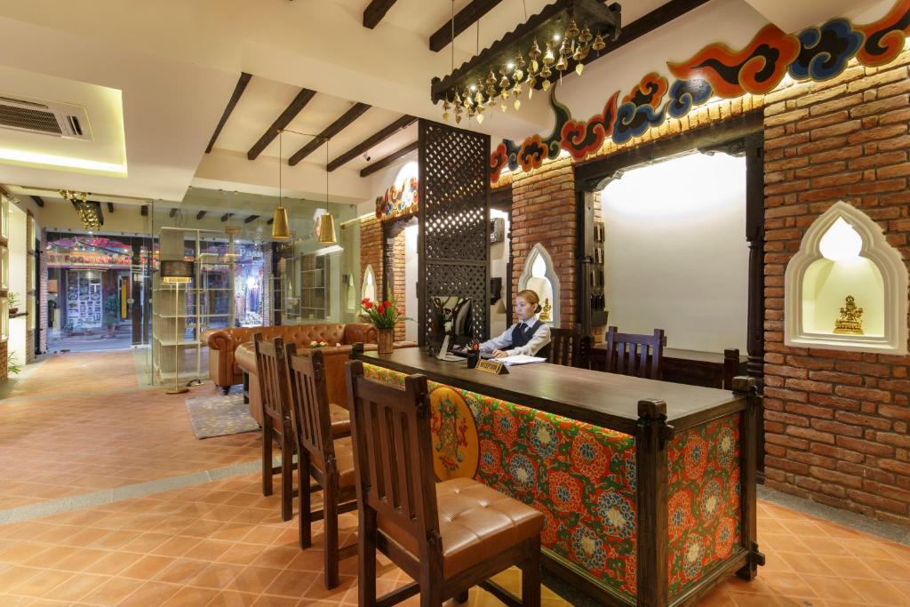 Restaurace v ubytování Hotel Thamel House - 6 km from Boudhanath Stupa, Kathmandu