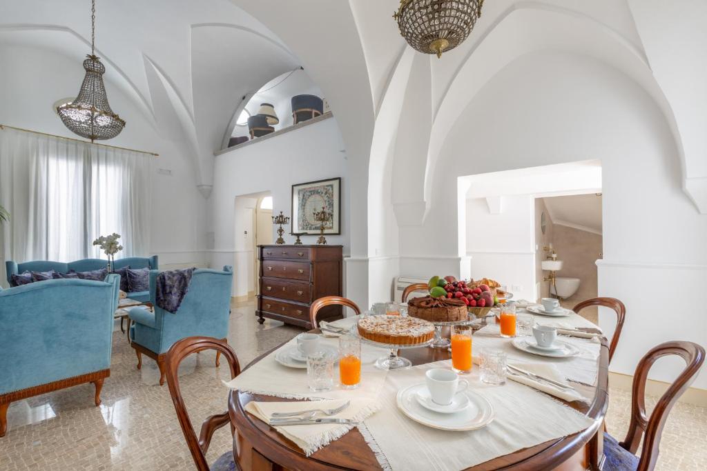 Posezení v ubytování Relais Carlo Alberto