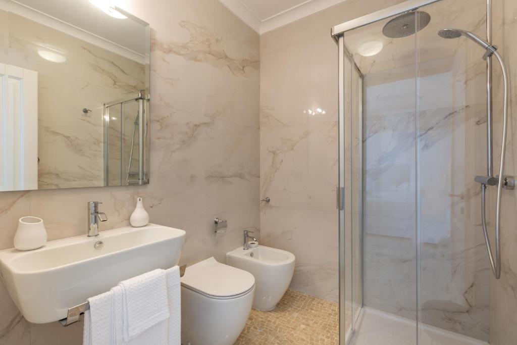 Koupelna v ubytování Relais Carlo Alberto