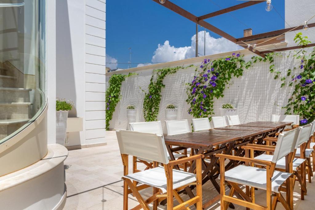 Balkón nebo terasa v ubytování Relais Carlo Alberto