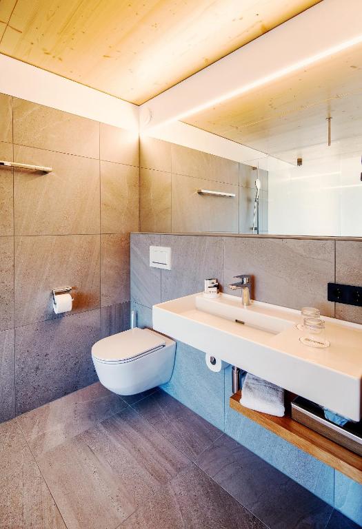 Koupelna v ubytování Hotel Krone