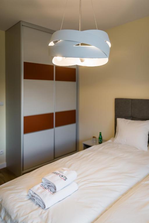 Posteľ alebo postele v izbe v ubytovaní Apartament Rakowicka 14 Deluxe Old Town WAWELOFTS