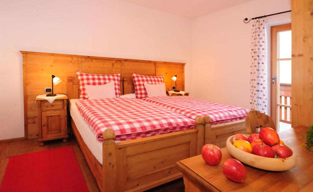 Postel nebo postele na pokoji v ubytování Appartement Wolfenhof