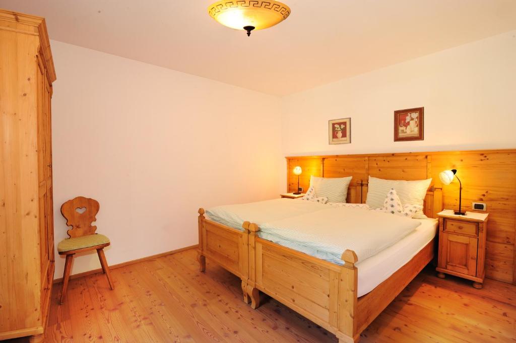Postel nebo postele na pokoji v ubytování Appartement Wolfenhof
