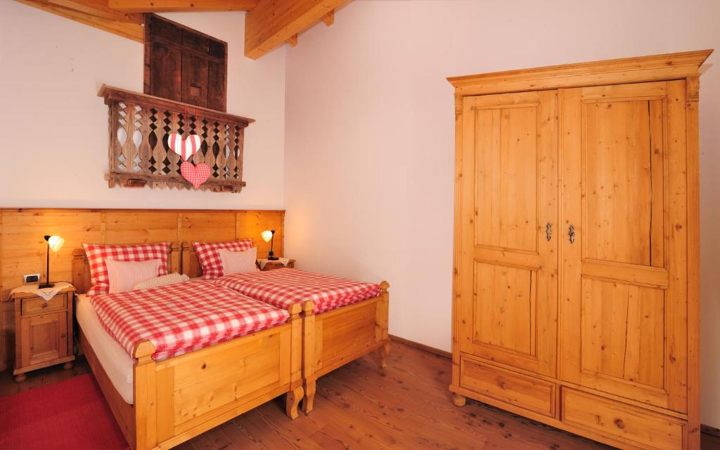 Postel nebo postele na pokoji v ubytování Appartement Wolfenhof