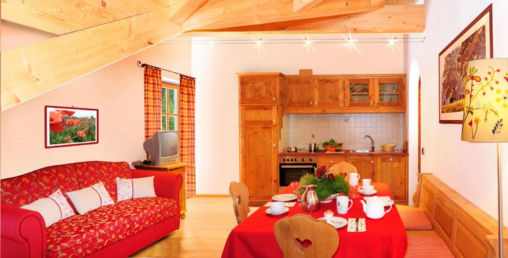 Posezení v ubytování Appartement Wolfenhof