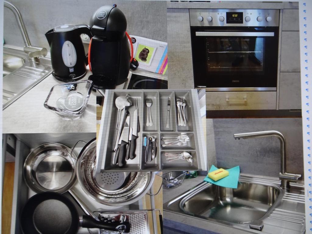 Kuchyňa alebo kuchynka v ubytovaní Ferienappartement GROCKE