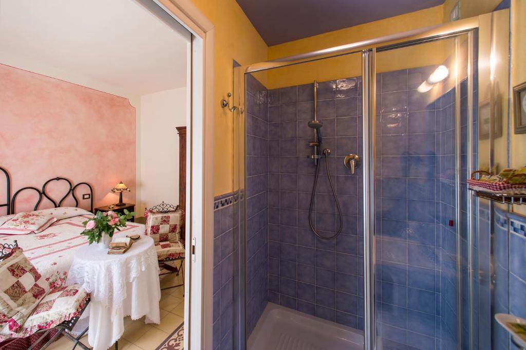 Koupelna v ubytování Albergo da Annita - room only