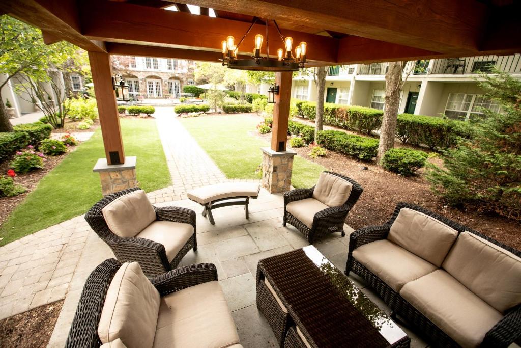 Zahrada ubytování The Olde Mill Inn Basking Ridge