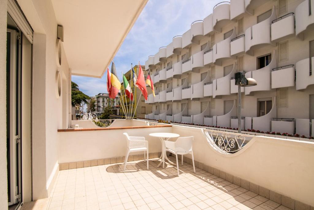 Balkón nebo terasa v ubytování Hotel Giovanella