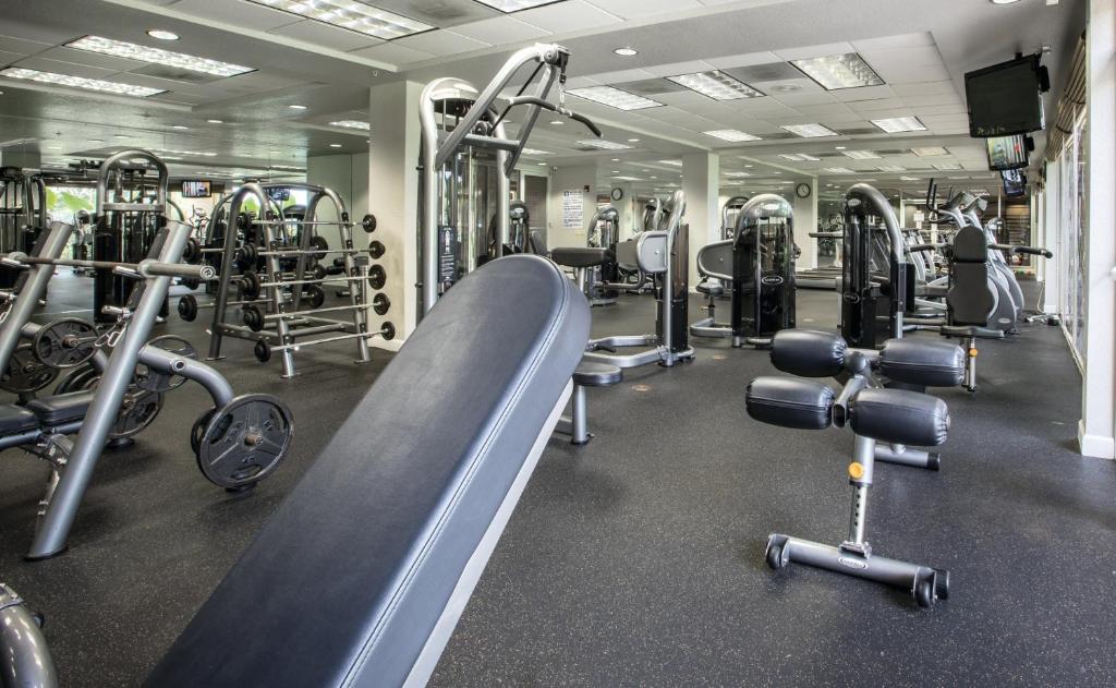 Fitness centrum a/nebo fitness zařízení v ubytování Club Wyndham Palm-Aire