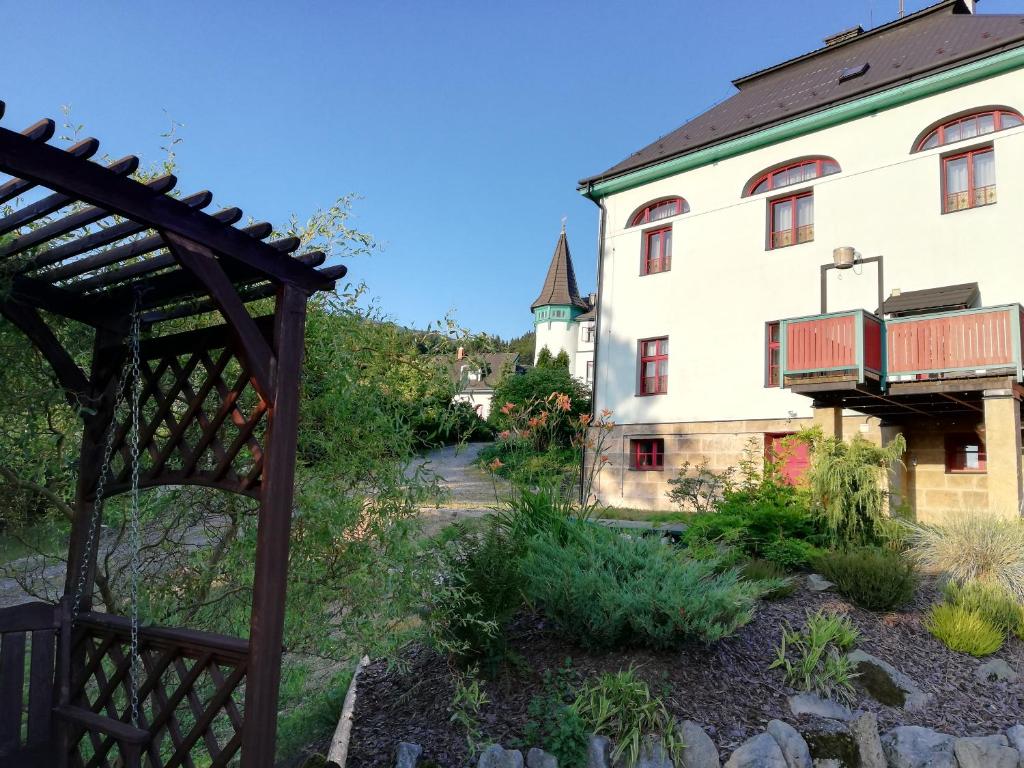 Zahrada ubytování Hotel Zlatý Orel