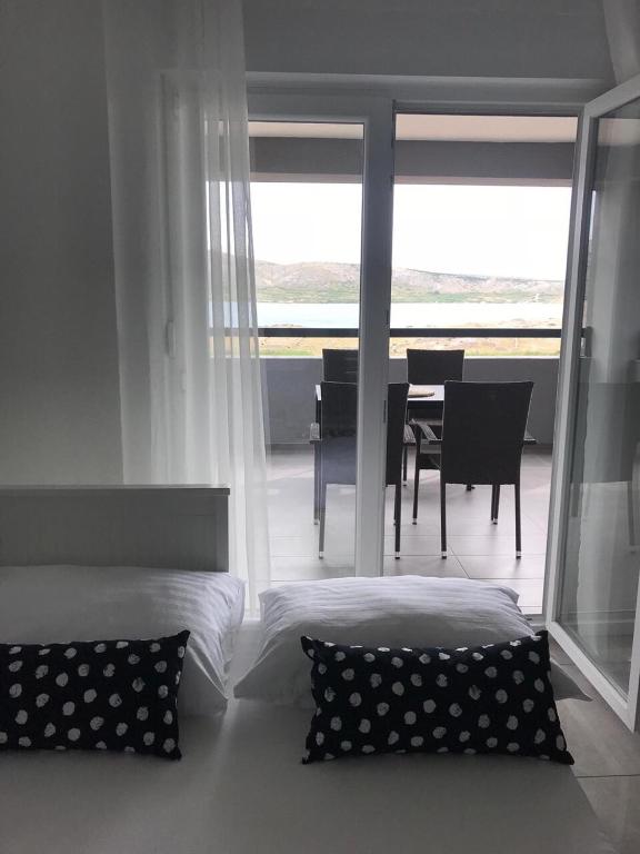 Postel nebo postele na pokoji v ubytování Nelany