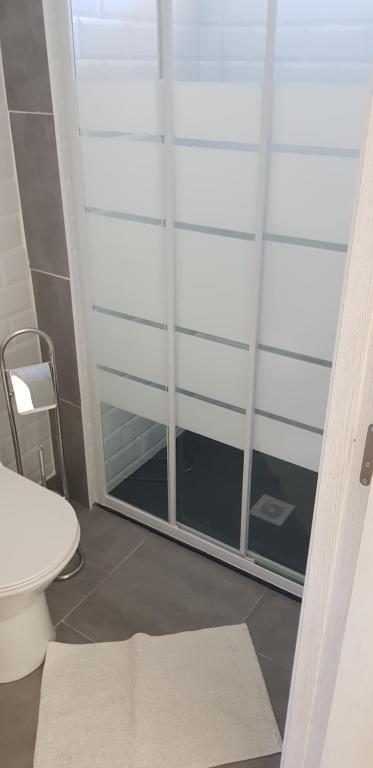 Koupelna v ubytování Hostal Alce