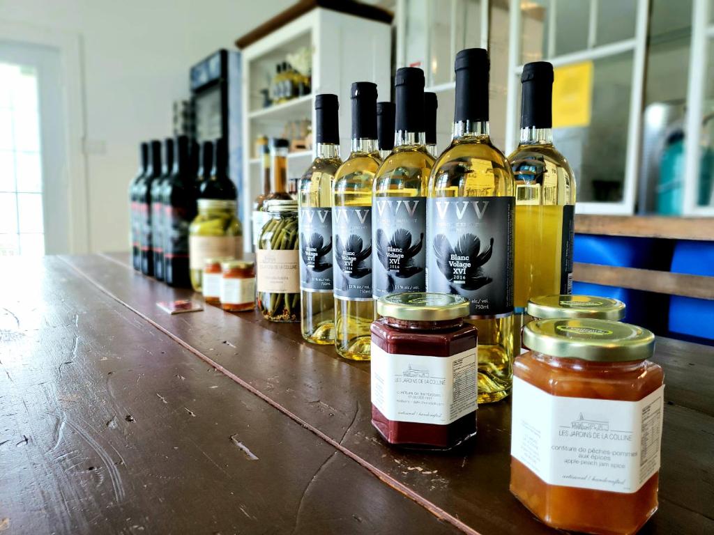 Nápoje v ubytování Auberge du Vignoble Bromont