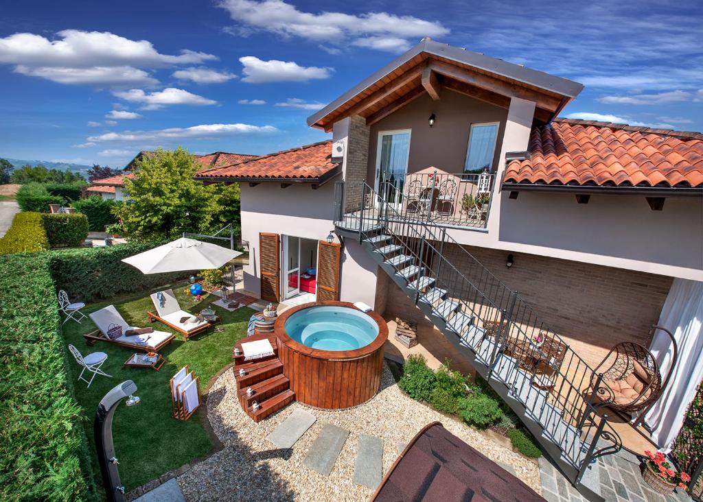 A balcony or terrace at Roncaglia Suite