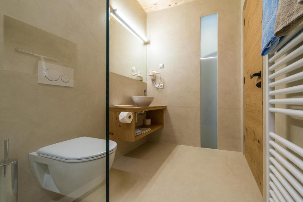 Koupelna v ubytování Eco Bnb & Apartments Bründlerhof
