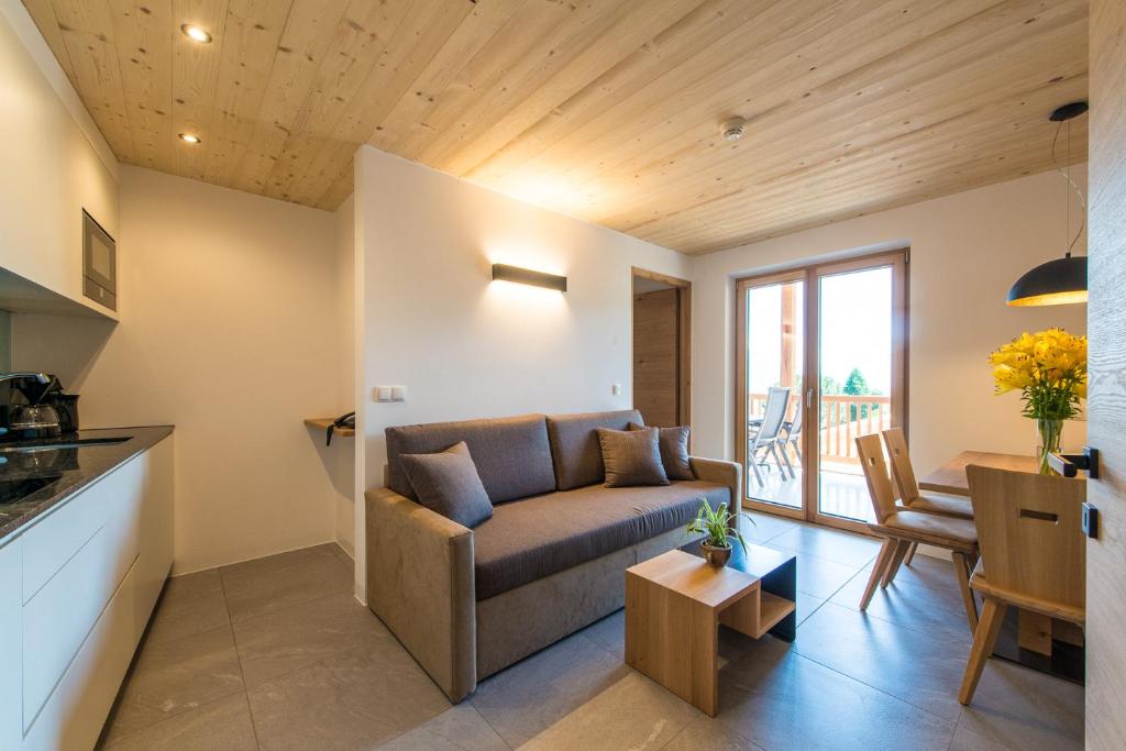 Posezení v ubytování Eco Bnb & Apartments Bründlerhof