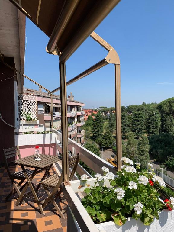 Balkon lub taras w obiekcie Appartamento di Paolo Unicusano