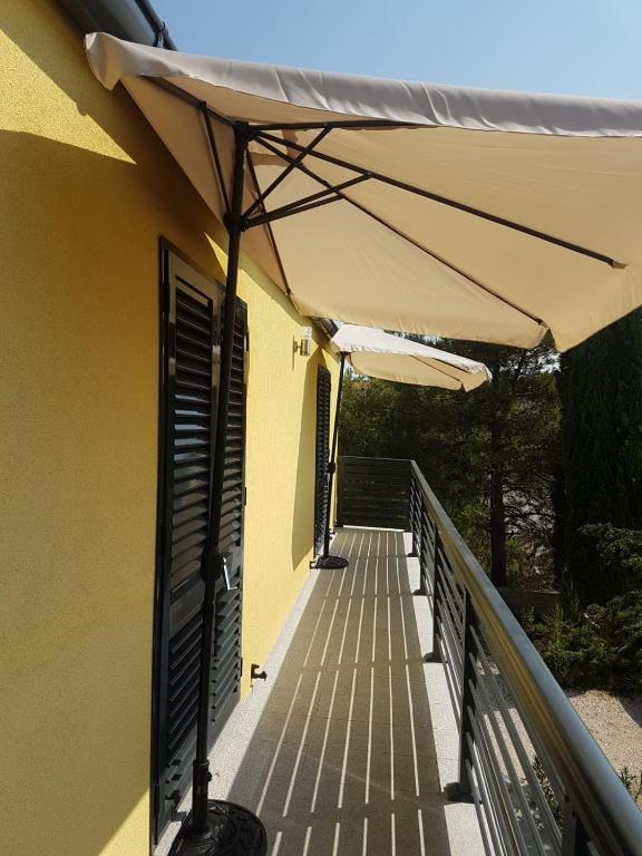 Balkón nebo terasa v ubytování Villa Niva