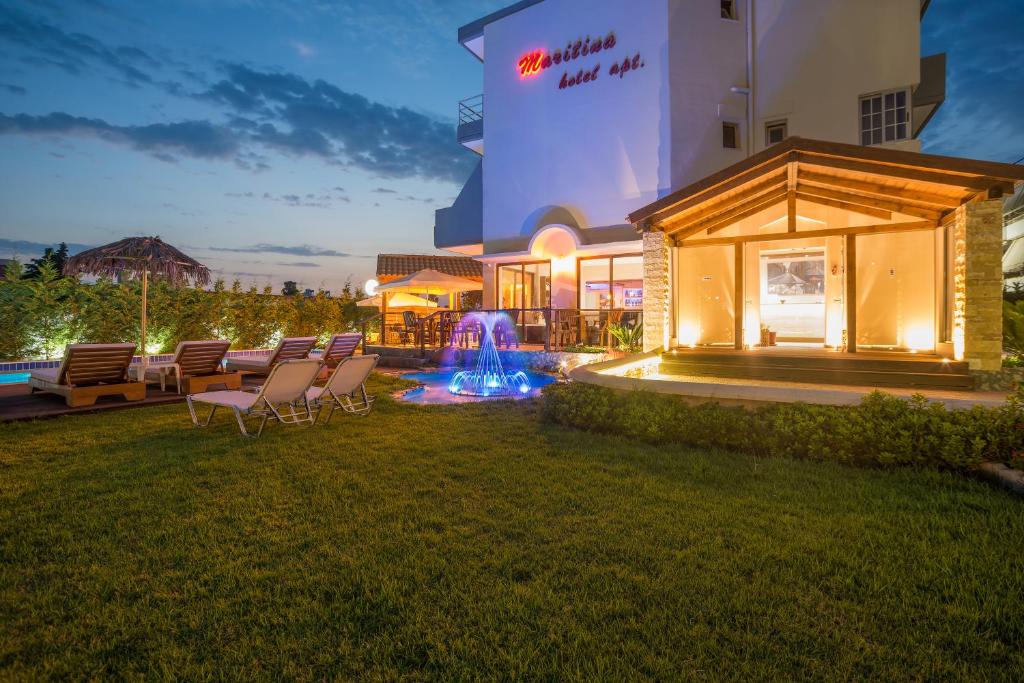 Vonkajšia záhrada v ubytovaní Maritina Apartments