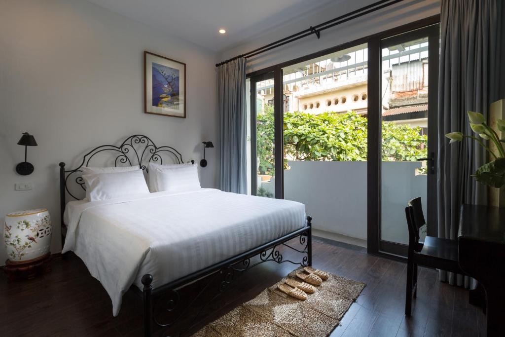 Centraltique Downtown - Bespoke Colonial House Near Hoan Kiem Lake - Estúdio Com Varanda