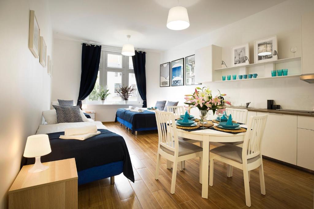 Η κουζίνα ή μικρή κουζίνα στο Monte Cassino Apartments