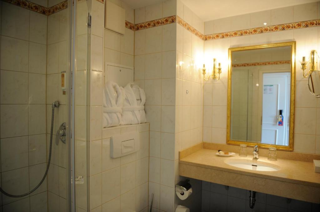 Koupelna v ubytování Hotel Meerlust