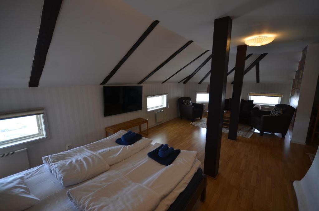 Postel nebo postele na pokoji v ubytování Hotell Royal