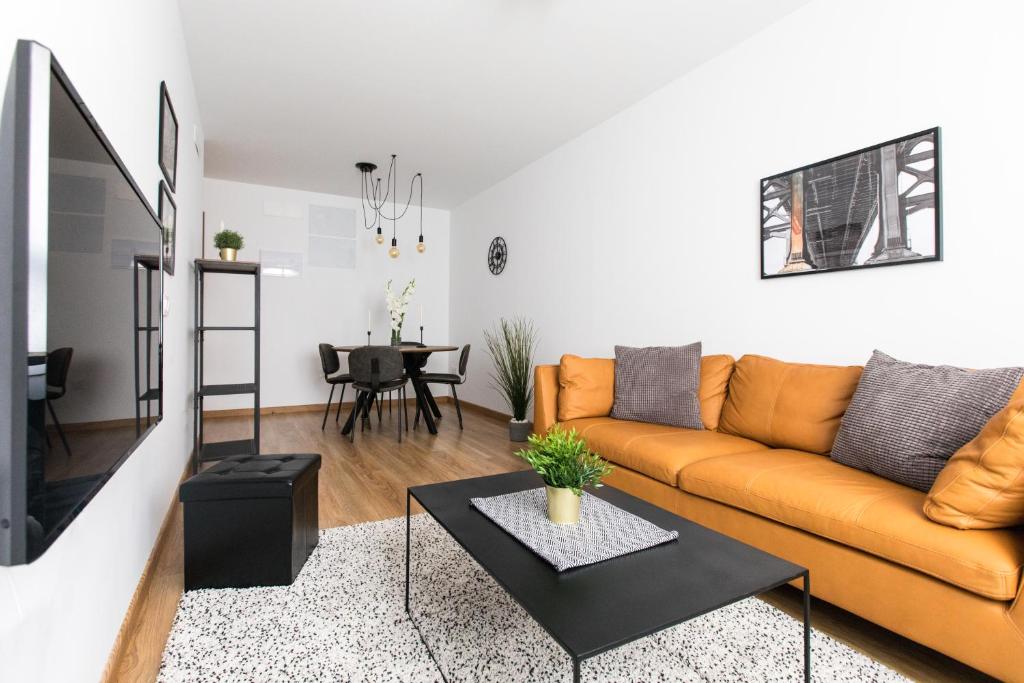 Posezení v ubytování Apartamento La Nuit con Parking gratis en centro histórico