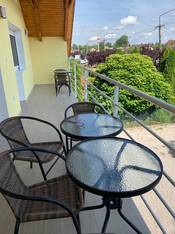Balkon lub taras w obiekcie Martina Apartmanház