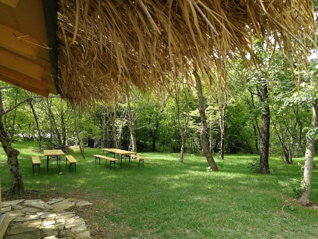Zahrada ubytování ECO Camp Supot