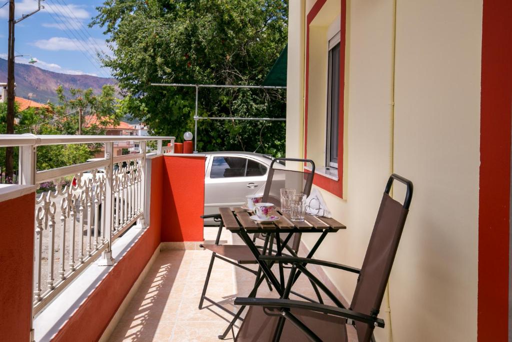 Nespecifikovaný výhled na hory nebo výhled na hory při pohledu z apartmánu