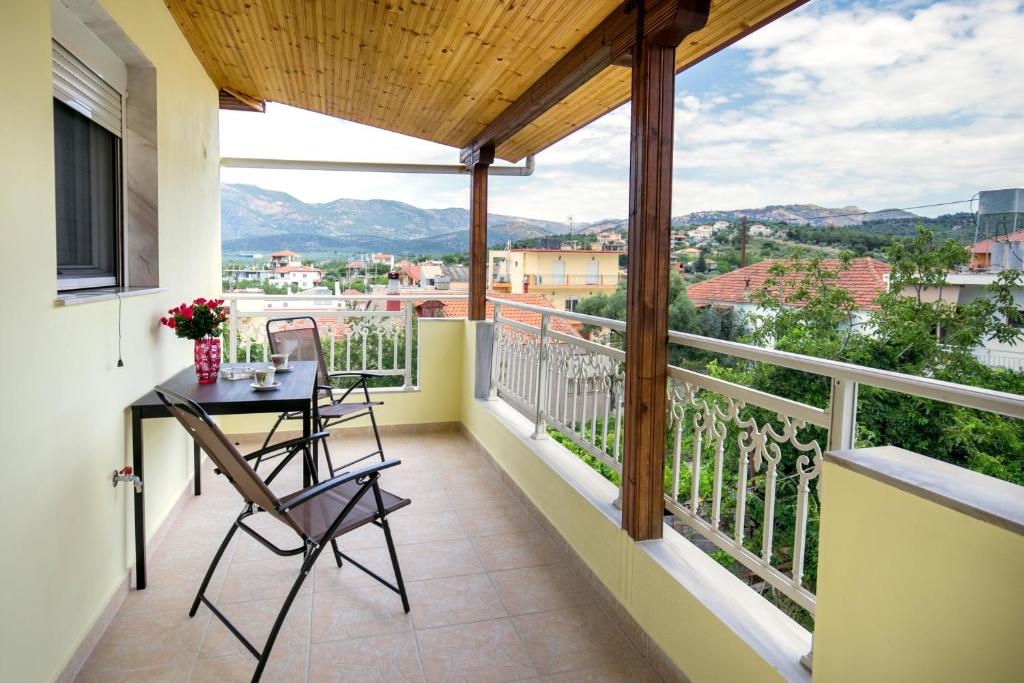 Nespecifikovaný výhled na hory nebo výhled na hory při pohledu z apartmánu