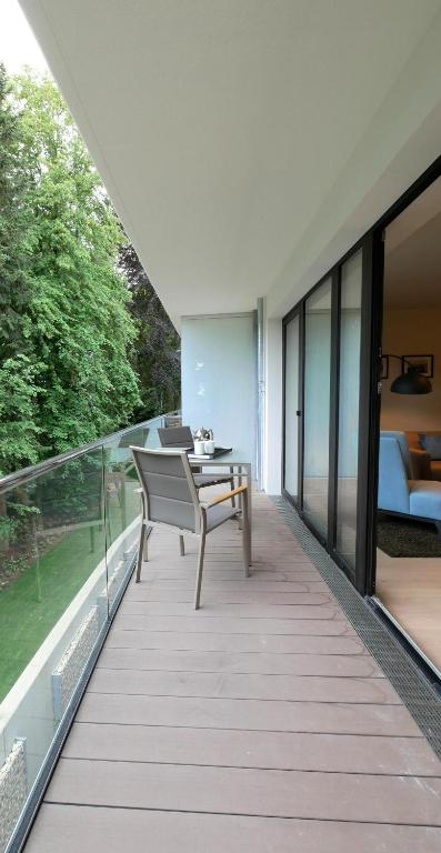 Balkón nebo terasa v ubytování White Pearl Apartment 1.04