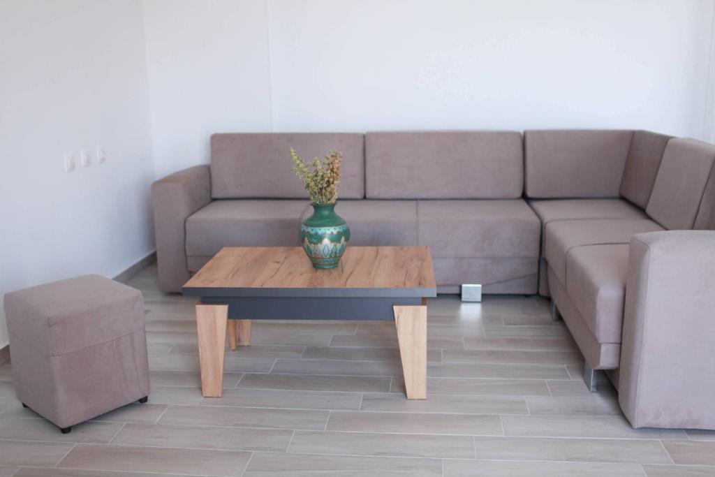 Posezení v ubytování Mihalis Apartments