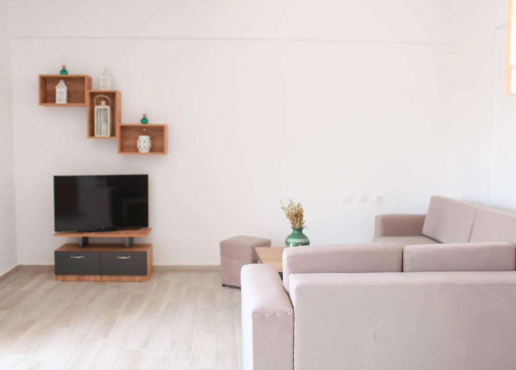 Posezení v ubytování Mihalis Apartments