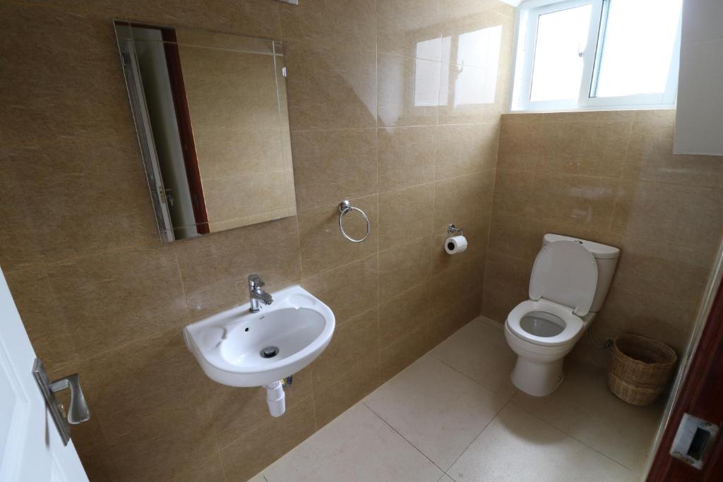 Koupelna v ubytování Le Ronce Villa