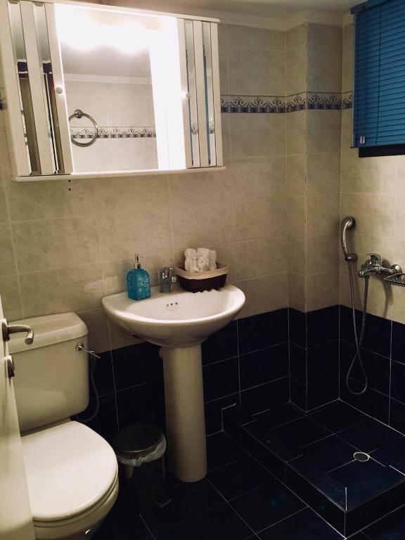 Kúpeľňa v ubytovaní Stella Maisonette Hanioti