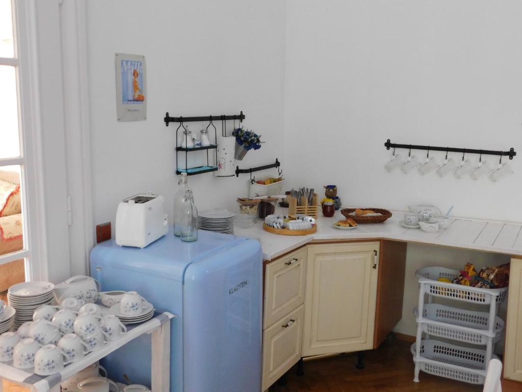 Kuchyň nebo kuchyňský kout v ubytování Vila Arnau