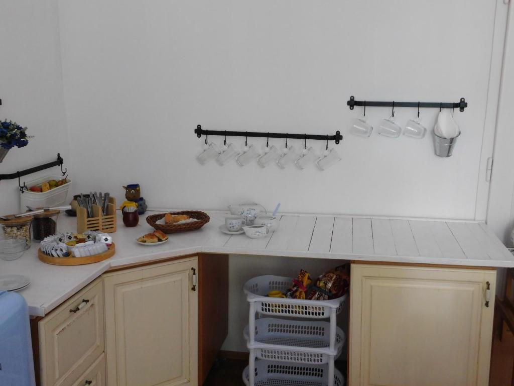 Kuchyň nebo kuchyňský kout v ubytování Vila Arnau