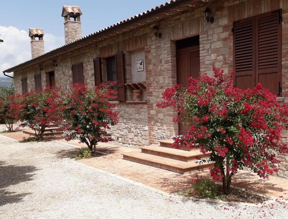 A garden outside Agriturismo Il Falco