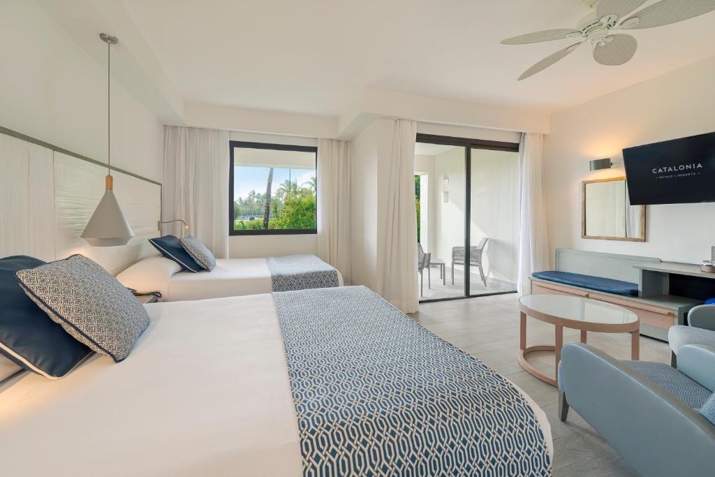 Voodi või voodid majutusasutuse Catalonia Punta Cana - All Inclusive toas