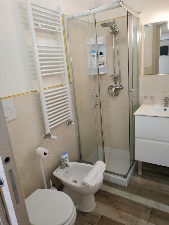 Koupelna v ubytování B&B Tra i mari del Salento