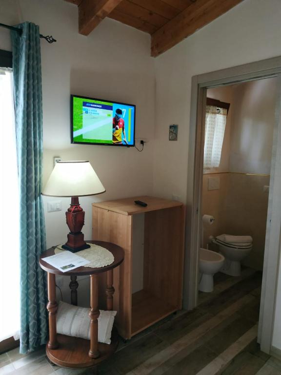 Koupelna v ubytování B&B Tra i mari del Salento