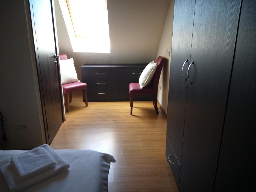 Postel nebo postele na pokoji v ubytování Chamkoria Chalets