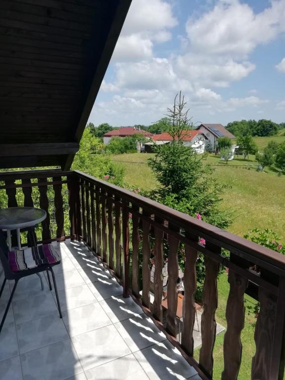 Balkón nebo terasa v ubytování House Viktoria