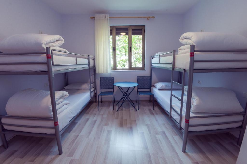 Postel nebo postele na pokoji v ubytování ART Hostel