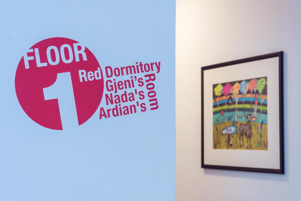 Půdorys ubytování ART Hostel